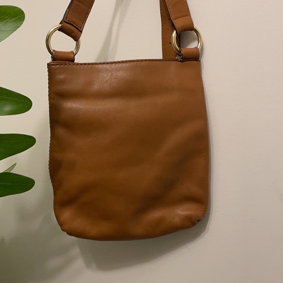 Michael Kors Braided Tassels Crossbody Leather Bag - Picture 6 of 14